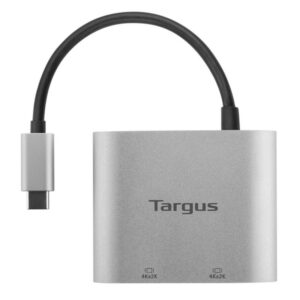 Targus ACA947EU hub de interfaz USB 3.2 Gen 1 (3.1 Gen 1) Type-C Plata