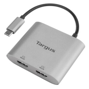 Targus ACA947EU hub de interfaz USB 3.2 Gen 1 (3.1 Gen 1) Type-C Plata