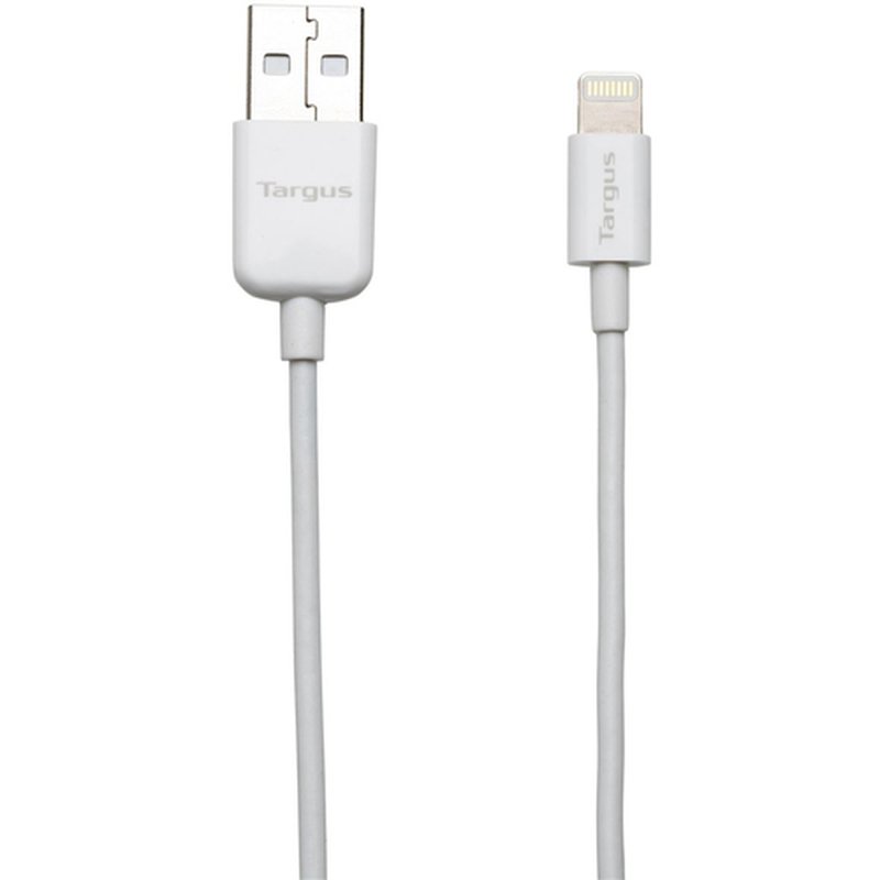Targus ACC96101EU cable de conector Lightning 1 m Blanco Targus ACC96101EU cable de conector Lightning 1 m Blanco
