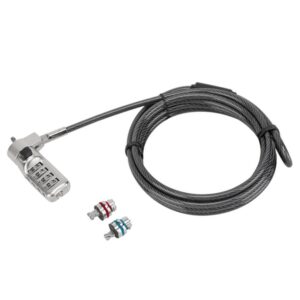 Targus ASP86RGL cable antirrobo Negro, Plata 1,98 m Targus ASP86RGL cable antirrobo Negro, Plata 1,98 m