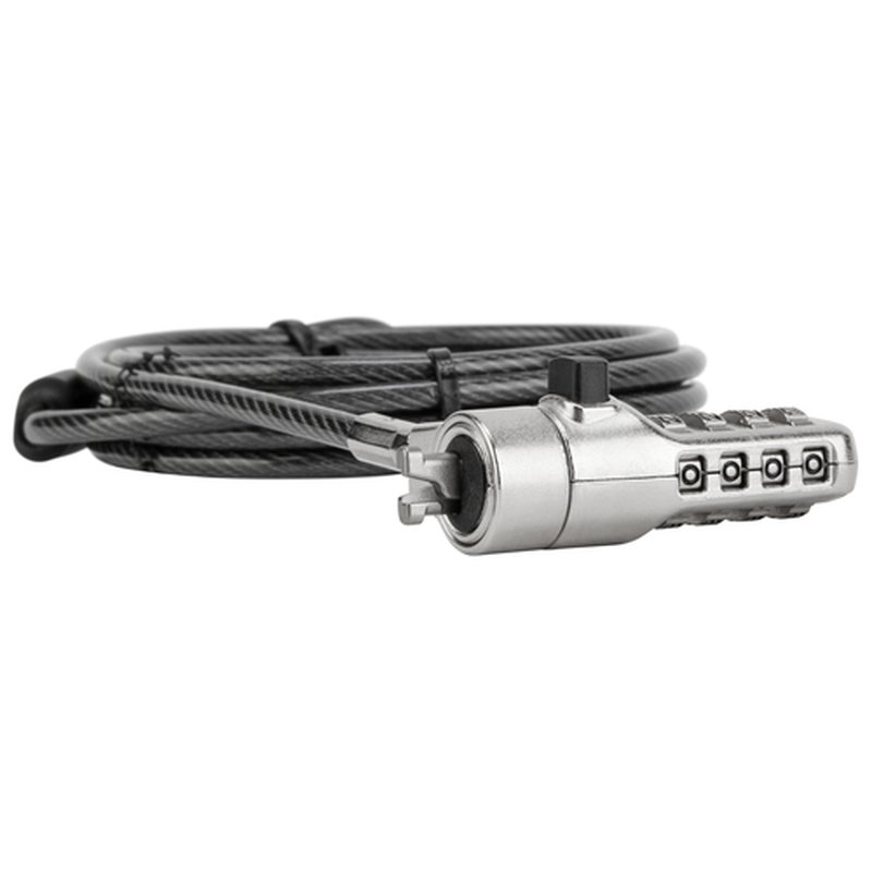 Targus ASP86RGL cable antirrobo Negro, Plata 1,98 m Targus ASP86RGL cable antirrobo Negro, Plata 1,98 m - Imagen 3