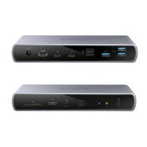 Targus HDTB4D-EU base para portátil y replicador de puertos Acoplamiento Thunderbolt 4 Gris Targus HDTB4D-EU base para portátil y replicador de puertos Acoplamiento Thunderbolt 4 Gris