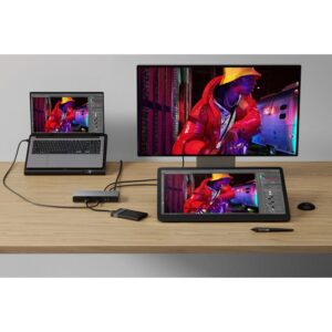 Targus HDTB4D-EU base para portátil y replicador de puertos Acoplamiento Thunderbolt 4 Gris Targus HDTB4D-EU base para portátil y replicador de puertos Acoplamiento Thunderbolt 4 Gris