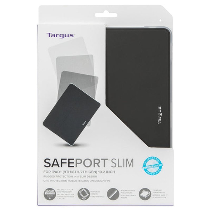 Targus SafePort Slim 25,9 cm (10.2") Folio Gris, Transparente Targus SafePort Slim 25,9 cm (10.2") Folio Gris, Transparente - Imagen 16