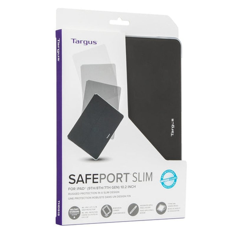 Targus SafePort Slim 25,9 cm (10.2") Folio Gris, Transparente Targus SafePort Slim 25,9 cm (10.2") Folio Gris, Transparente - Imagen 17