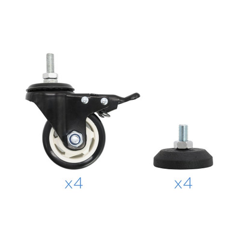 TooQ FS20200M-B Soporte de suelo con ruedas/patas para pantallas de 60" - 105" TooQ FS20200M-B Soporte de suelo con ruedas/patas para pantallas de 60" - 105" - Imagen 7