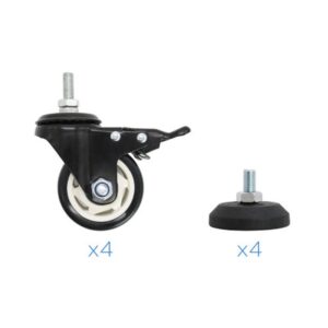 TooQ FS20200M-B Soporte de suelo con ruedas/patas para pantallas de 60" - 105"