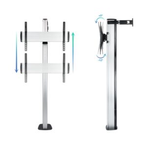 TooQ FS2270M-B soporte para TV 177,8 cm (70") Plata