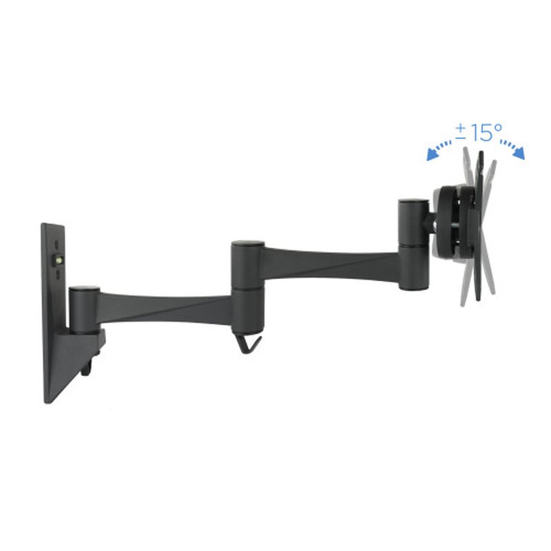 TooQ SOPORTE GIRATORIO E INCLINABLE PARA MONITOR / TV LCD, PLASMA Y LED (3 PIVOTES) DE 10-23, NEGRO - Imagen 6