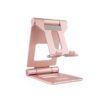 TooQ Soporte de sobremesa ajustable para teléfono / tablet hasta 10”, Rosa Velvet TooQ Soporte de sobremesa ajustable para teléfono / tablet hasta 10”, Rosa Velvet