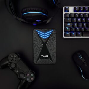 TooQ TQE-2550BL caja para disco duro externo Carcasa de disco duro/SSD Negro 2.5"