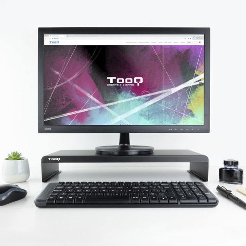 TooQ TQMR0121 soporte para monitor Negro Escritorio - Imagen 4