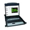 Tripp Lite B020-U16-19-K KVM de Consola NetDirector de 16 puertos 1U para instalar en rack, con LCD de 19 pulgadas + 8 cables combinados PS2/USB