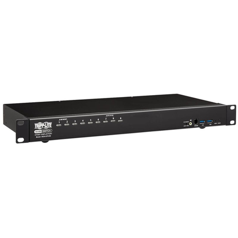 Tripp Lite B024-DPU08 interruptor KVM Montaje en rack Negro Tripp Lite B024-DPU08 interruptor KVM Montaje en rack Negro