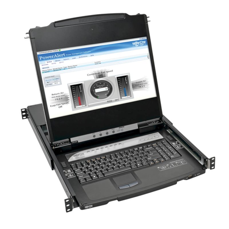 Tripp Lite B030-008-17-IP KVM HDMI de Consola NetDirector de 8 Puertos para Instalar en 1U de Rack, con LCD de 17" y Acceso IP Remoto, Doble Riel Tripp Lite B030-008-17-IP KVM HDMI de Consola NetDirector de 8 Puertos para Instalar en 1U de Rack, con LCD de 17" y Acceso IP Remoto, Doble Riel
