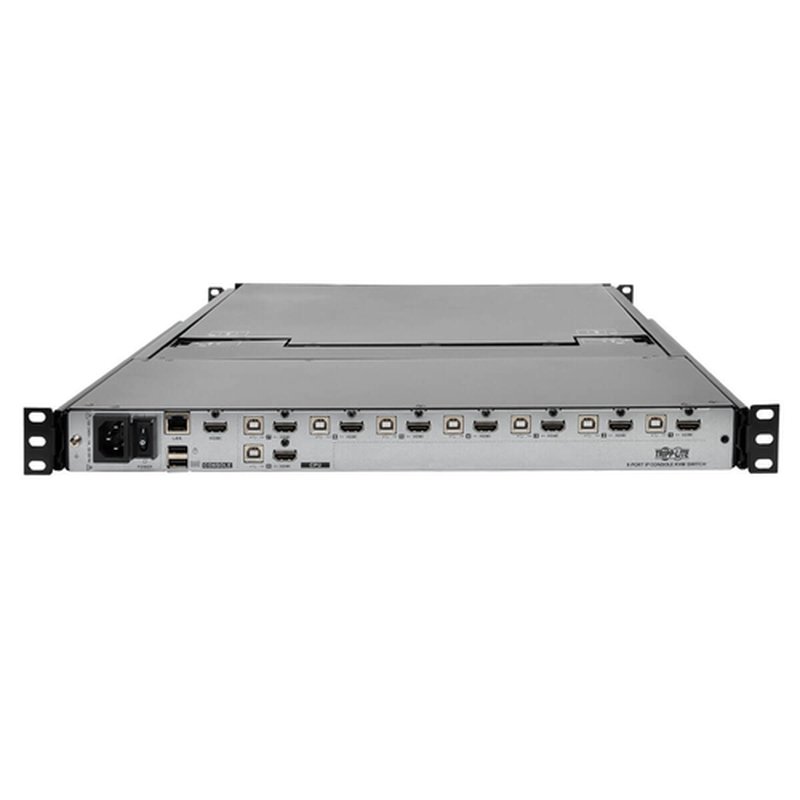 Tripp Lite B030-008-17-IP KVM HDMI de Consola NetDirector de 8 Puertos para Instalar en 1U de Rack, con LCD de 17" y Acceso IP Remoto, Doble Riel Tripp Lite B030-008-17-IP KVM HDMI de Consola NetDirector de 8 Puertos para Instalar en 1U de Rack, con LCD de 17" y Acceso IP Remoto, Doble Riel - Imagen 2