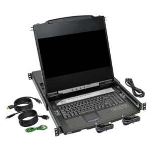 Tripp Lite B030-008-17-IP KVM HDMI de Consola NetDirector de 8 Puertos para Instalar en 1U de Rack, con LCD de 17" y Acceso IP Remoto, Doble Riel Tripp Lite B030-008-17-IP KVM HDMI de Consola NetDirector de 8 Puertos para Instalar en 1U de Rack, con LCD de 17" y Acceso IP Remoto, Doble Riel