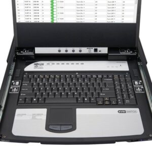Tripp Lite B030-DP08-17D Consola KVM NetDirector de 8 Puertos DisplayPort con LCD de 17", Riel Doble, Instalación en 1U de Rack Tripp Lite B030-DP08-17D Consola KVM NetDirector de 8 Puertos DisplayPort con LCD de 17", Riel Doble, Instalación en 1U de Rack