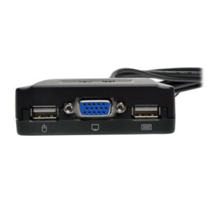 Alternative view of Tripp Lite B032-VU2 Cable KVM USB / VGA de 2 Puertos con cables y USB para Compartir Perifericos