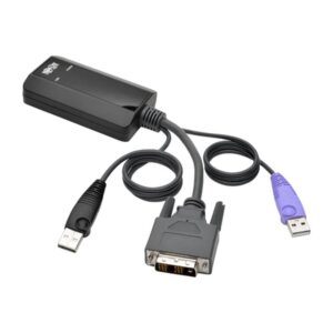 Tripp Lite B055-001-UDV Unidad de Interfaz para Servidor USB DVI NetDirector con Soporte para Virtual Media y CAC (Serie B064-IPG), USB y DVI