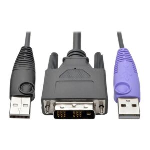 Alternative view of Tripp Lite B055-001-UDV Unidad de Interfaz para Servidor USB DVI NetDirector con Soporte para Virtual Media y CAC (Serie B064-IPG), USB y DVI