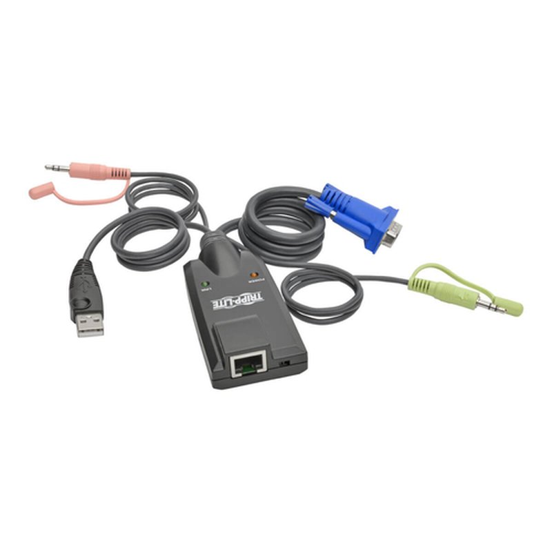 Tripp Lite B055-001-USB-VA Unidad de Interfaz para Servidor USB NetDirector con Soporte para Virtual Media y Audio (Serie B064-IPG) - Imagen 2