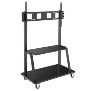 Tripp Lite DMCS60105XXDD Carro Rodante para Televisor de Servicio Pesado para Pantallas Planas de 60” a 105”, Ruedas con Bloqueo, Negro
