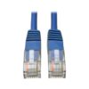 Tripp Lite N002-006-BL Cable Ethernet (UTP) Patch Moldeado Cat5e 350 MHz (RJ45 M/M) - Azul, 1.83 m [6 pies]