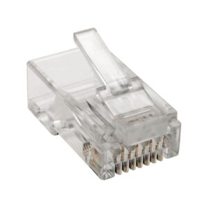Tripp Lite N230-100-STR conector RJ-45 Transparente