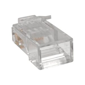 Tripp Lite N230-100-STR conector RJ-45 Transparente