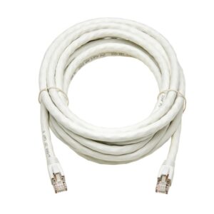 Alternative view of Tripp Lite N272-015-WH Cable S/FTP Patch Ethernet Blindado Snagless Certificado Cat8 25G / 40G (RJ45 M/M), PoE, Blanco, 4.57 m [15 pies]