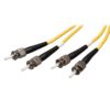 Tripp Lite N352-03M cable de fibra optica 3 m 2x ST OFNR Negro, Amarillo