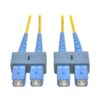 Tripp Lite N356-01M cable de fibra optica 1 m 2x SC OFNR Azul, Amarillo