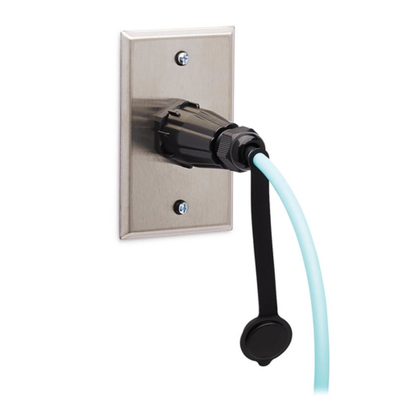 Tripp Lite N820-01M-IND Cable Patch de Fibra Industrial Dúplex Multimodo 50/125 OM3 de 10Gb Rígido (LC/LC) - IP68, Aguamarina, 1M [3.28 pies] - Imagen 2