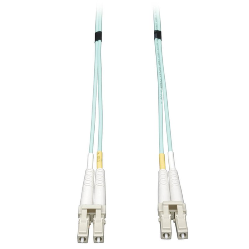 Tripp Lite N820-05M Cable Patch de Fibra Dúplex Multimodo 50/125 OM3 LSZH de 10Gb (LC/LC), Aguamarina, 5M [16.4 pies]