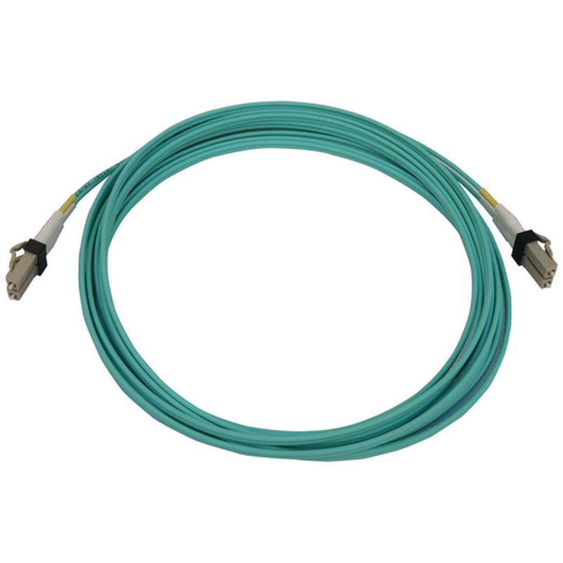 Tripp Lite N820X-05M Cable de Fibra Óptica Controlable Multimodo 50µm / 125µm OM3 de 400G (Dúplex LC-PC M/M), LSZH, Aguamarina, 5 m [16.4 pies] - Imagen 2