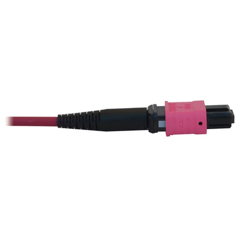 Tripp Lite N845B-02M-12-MG Cable de Fibra Óptica Multimodo 50µm / 125µm OM4 de 100G (12F MTP/MPO-PC H/H), LSZH, Magenta, 2 m [6.6 pies] - Imagen 4