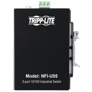 Tripp Lite NFI-U05 switch No administrado Fast Ethernet (10/100) Negro