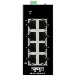 Tripp Lite NFI-U08-2 switch No administrado Fast Ethernet (10/100) Negro