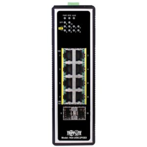 Tripp Lite NGI-U08C2POE8 switch No administrado Gigabit Ethernet (10/100/1000) Energía sobre Ethernet (PoE) Negro