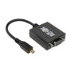 Tripp Lite P131-06N-MICROA Convertidor Adaptador de Video Micro HDMI a VGA con audio para Smartphones/Tabletas/Ultrabooks, (M/H), 152 mm [6 Pulgadas]