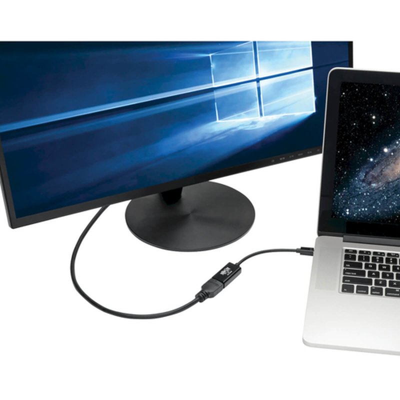 Tripp Lite P137-06N-HD4K6B Adaptador Convertidor Activo de Video Keyspan Mini DisplayPort a HDMI 4K 60 Hz, DP 1.2, HDCP 2.2, Negro, (M/H), 152 mm [6 Pulgadas] - Imagen 2