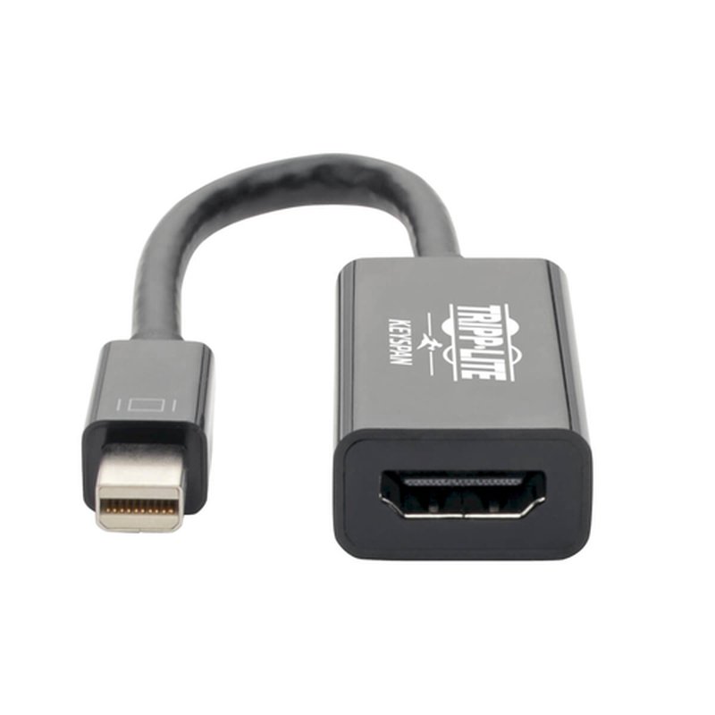 Tripp Lite P137-06N-HD4K6B Adaptador Convertidor Activo de Video Keyspan Mini DisplayPort a HDMI 4K 60 Hz, DP 1.2, HDCP 2.2, Negro, (M/H), 152 mm [6 Pulgadas] - Imagen 4
