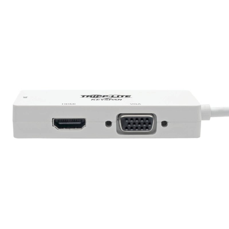 Tripp Lite P137-06N-HDVW Adaptador Convertidor de Video Keyspan Mini DisplayPort a VGA/DVI/HDMI Todo en Uno, Blanco, 152 mm [6 Pulgadas] - Imagen 5