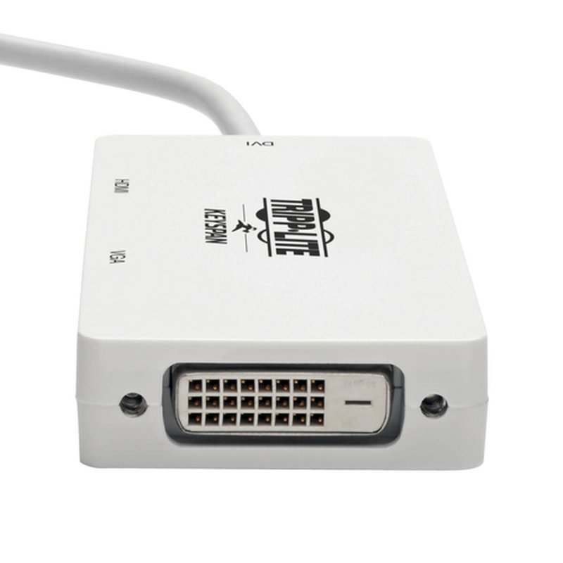Tripp Lite P137-06N-HDVW Adaptador Convertidor de Video Keyspan Mini DisplayPort a VGA/DVI/HDMI Todo en Uno, Blanco, 152 mm [6 Pulgadas] - Imagen 6