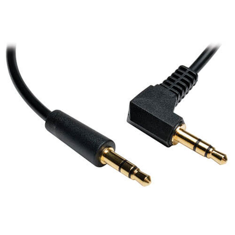 Tripp Lite P312-006-RA Cable de Audio Mini Estéreo de 3.5 mm con un Enchufe en Ángulo Recto (M/M), 1.83 m [6 pies] - Imagen 2