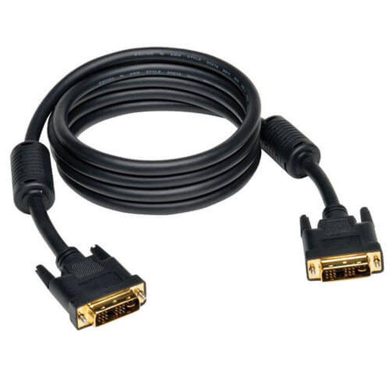 Tripp Lite P561-006-SLI Cable DVI de Conexión Única, Cable para Monitor TMDS Digital y Analógico (DVI-I M/M), 1.83 m [6 pies] - Imagen 2