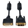 Tripp Lite P562-006-SL Cable DVI de Extensión de Conexión Única, Cable para Monitor TMDS Digital DVI (DVI-D M/H), 1.83 m [6 pies]