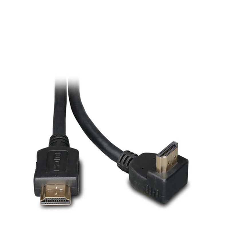 Tripp Lite P568-006-RA Cable HDMI de Alta Velocidad con un Conector en Ángulo Recto, Video Digital con Audio (M/M), 1.83 m [6 pies]