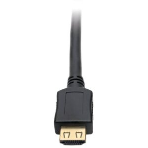 Tripp Lite P568-010-BK-GRP Cable HDMI de Alta Velocidad con Conectores de Alta Sujeción, Ultra Alta Definición 4K x 2K, Video Digital con Audio (M/M), Negro, 3.05 m [10 pies]